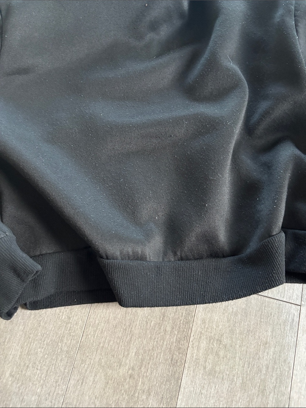 SHEIN Black Cropped Zip Hoodie - Picture 9 of 9